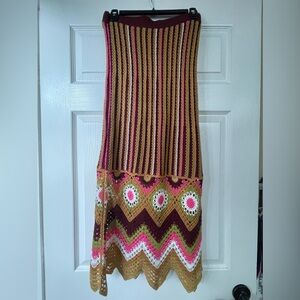 Crochet maxi / midi skirt